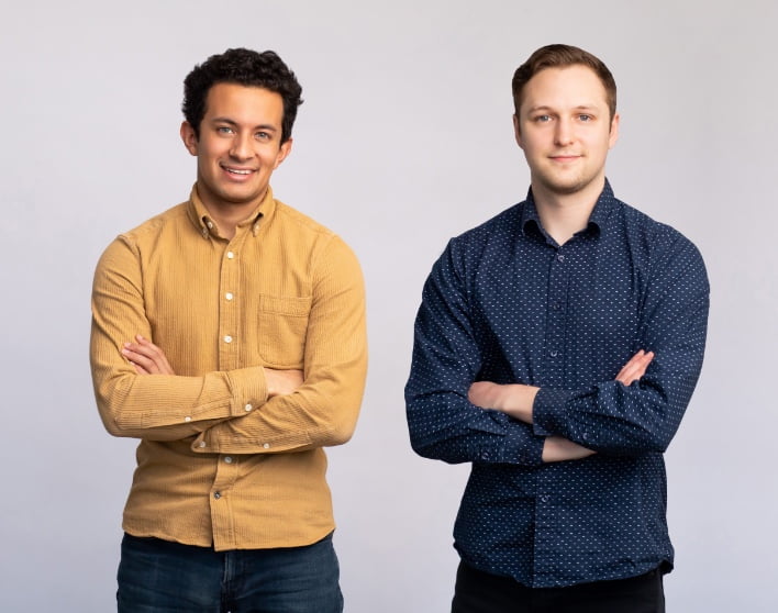 Photo of Alex Rodrigues, Chief Executive Officer and Brandon Moak, Chief Technology Officer